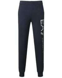 EA7 - Side-Logo Trousers - Lyst