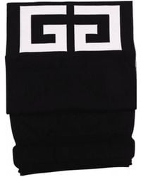 Givenchy - Logo-Detail Wool Scarf - Lyst