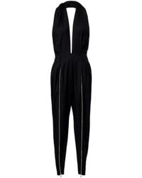 Coperni - Halterneck Virgin Wool Jumpsuit - Lyst