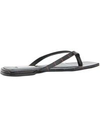 TOTEME - Totême Embossed Flat Sandals - Lyst
