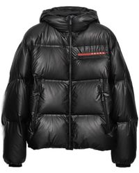 Prada - Medium-Weight Technical Fabric Down Jacket - Lyst