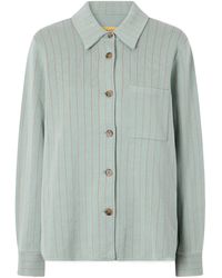 Guest In Residence - Knitted Shirt Jacket - Lyst