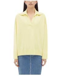 Bottega Veneta - Light Wool Polo - Lyst
