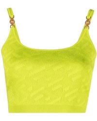 Versace - Knitted Top - Lyst