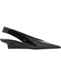 TOTEME - 35Mm The Wedge-Heel Slingback Pumps - Lyst