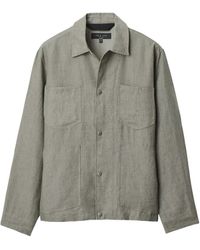Rag & Bone - Calder Linen Workwear Jacket - Lyst