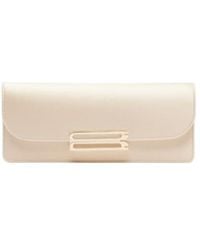 Victoria Beckham - Dorian East-West Satin Clutch - Lyst