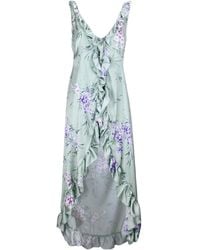 Aniye By - Floral-Print Ruffled Midi Dress - Lyst