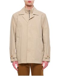 Fay - Buttoned Collar Jacket - Lyst
