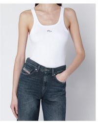 DIESEL - T-Wife-Od Ribbed Tank Top - Lyst