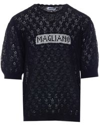 Magliano - Comunione Logo Lace T-Shirt - Lyst