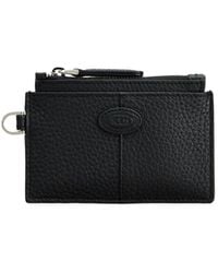 Tod's - Logo-Appliqué Leather Wallet - Lyst