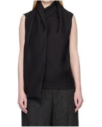 TOTEME - Attached-Scarf Blouse - Lyst