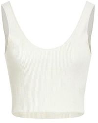 Chloé - Sleeveless Cropped Knit Top - Lyst