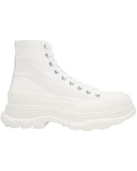 McQueen - Tread Slick Lace-Up Boots - Lyst