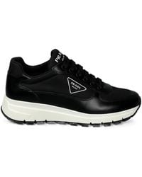 Prada - Logo Details Low-Top Casual Shoes - Lyst