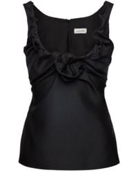 Magda Butrym - Ruffled Sleeveless Top - Lyst