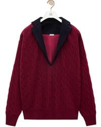 Loewe - V-Neck Sweater - Lyst