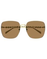 Gucci - Eyewear Square Frame Sunglasses - Lyst