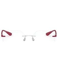 Ray-Ban - Rimless Transparent Glasses - Lyst