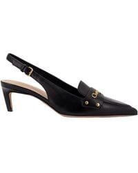 Dior - Christian Logo Lettering Pointed Toe Pumps - Lyst