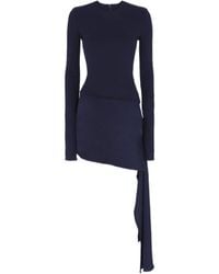 The Attico - The Asymmetric Hem Mini Dress - Lyst