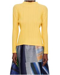 Pleats Please Issey Miyake - Rib Pleats January Knitwear - Lyst