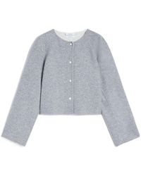 Max Mara - Wool And Cashmere Cropped Jacket - Lyst