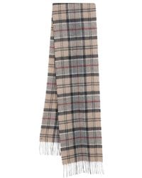 Barbour - Tartan Tassel Scarf - Lyst