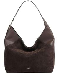 Furla - Logo Lettering Large Lara Shoulder Bag - Lyst