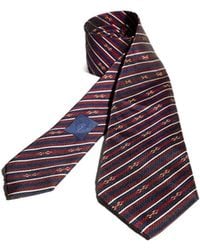 Gucci - Striped Horsebit Silk Jacquard Tie - Lyst