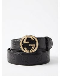 Gucci - Interlocking G Buckle Belt - Lyst