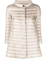 Herno - Nylon Midi Down Jacket - Lyst