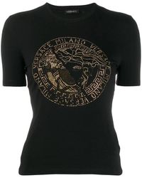Versace - Logo Round-Neck T-Shirt - Lyst