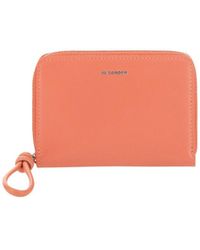 Jil Sander - Logo-Stamp Leather Wallet - Lyst