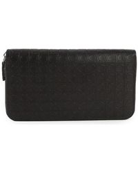Ferragamo - Logo Details Wallet - Lyst