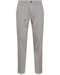 Eleventy - Drawstring Tapered Pants - Lyst