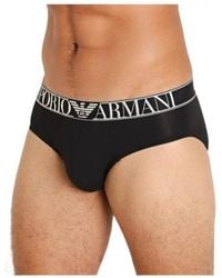 Emporio Armani - Logo Briefs Pants - Lyst