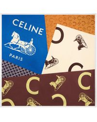 Celine - Patched C Calèche Foulard, 90 - Lyst