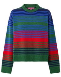 The Elder Statesman - Striped Cashmere Sweater - Lyst