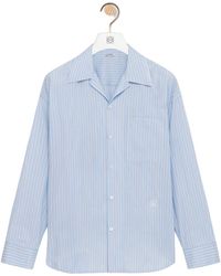 Loewe - Long-Sleeved Striped Shirt - Lyst