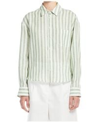 Weekend by Maxmara - Striped Button-Up Shirt - Lyst