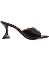 AMINA MUADDI - Square Open-Toed High-Heeled Sandals - Lyst