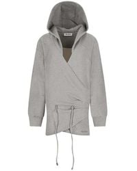The Attico - American Fleece Mini Dress - Lyst
