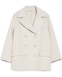 Max Mara - 'S Double-Breasted Long-Sleeved Jacket - Lyst