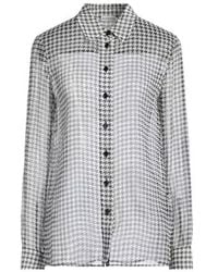 Burberry - Shirt Silk - Lyst