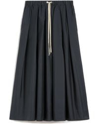 Max Mara - 'S Smmpineta Poplin Pleated Skirt - Lyst