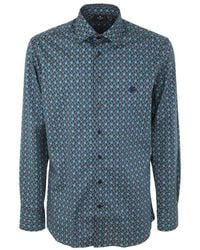 Etro - Graphic Printed Buttoned Shirt - Lyst