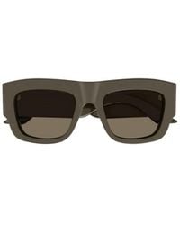 McQueen - Eyewear Square Frame Sunglasses - Lyst