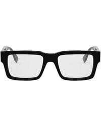Fendi - Eyewear Rectangle Frame Glasses - Lyst